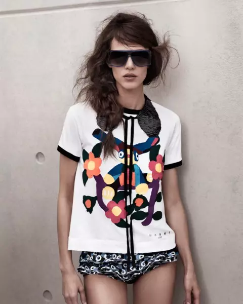 Aymeline Valade for Marni x H&M 2012 წლის გაზაფხულის ლუქბუქისთვის