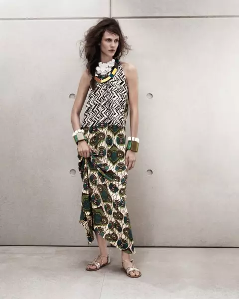 Aymeline Valade برای Marni x H&M بهار 2012 Lookbook