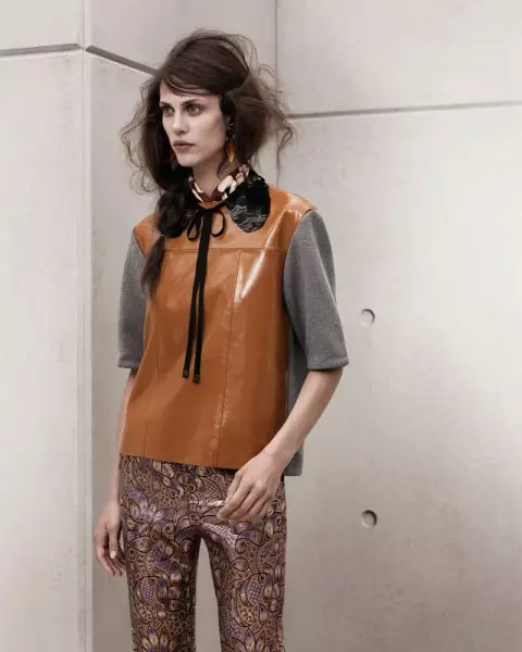 Aymeline Valade برای Marni x H&M بهار 2012 Lookbook