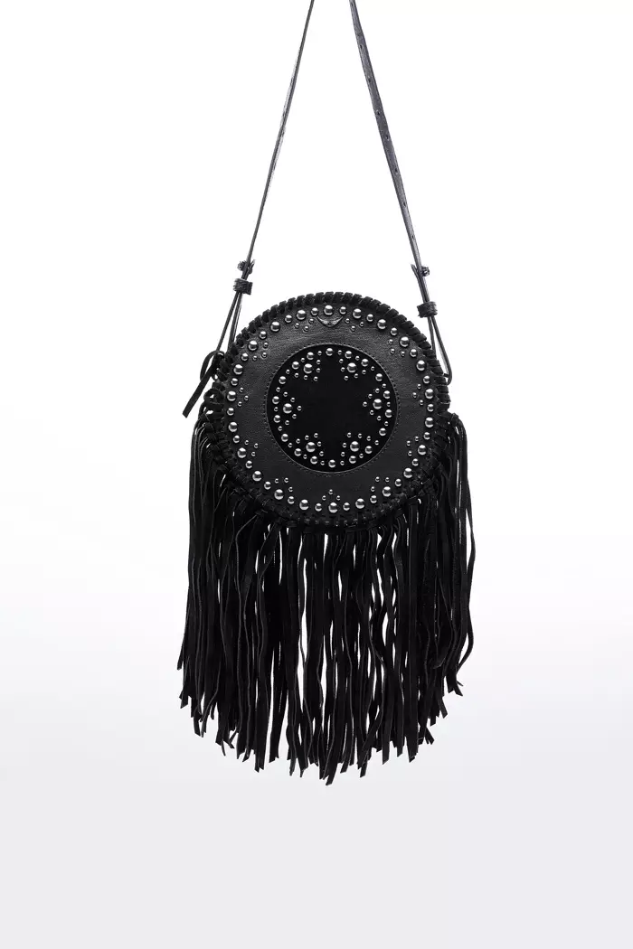 I-Zadig & Voltaire Bamboo Hippie Fringe Bag