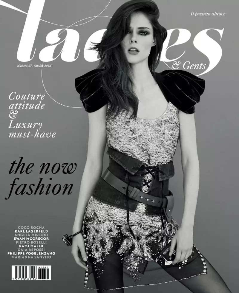 Coco Rocha op Dames & Heren Oktober 2016 Cover