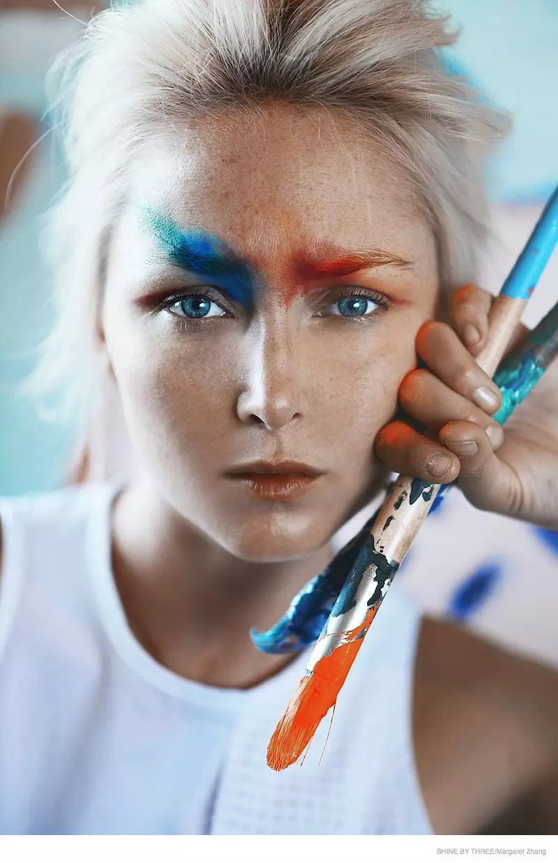 Amy Finlayson Gets Artistic for Shine by Three Story ni Margaret Zhang