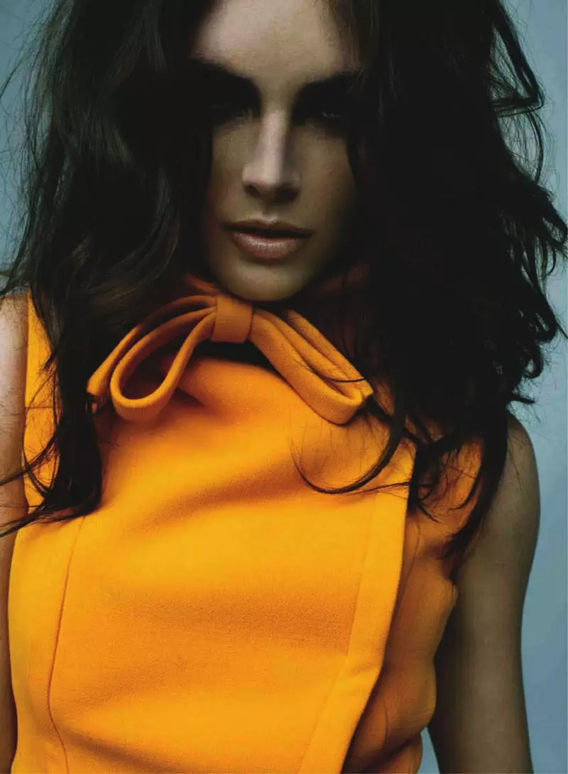 Hilary Rhoda untuk Elle Canada Oktober 2010 oleh Leda & St. Jacques