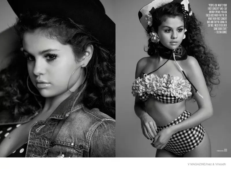 Selena Gomez dia 'Mpanoka fo' ao amin'ny V Magazine Photos