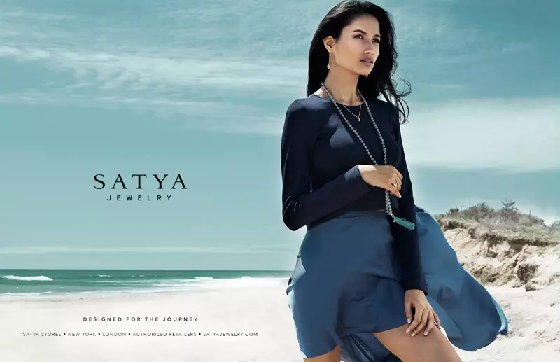 Varsha Thapa Stars in Satya Jewelry Fall 2013 Ads by Daniel Garriga