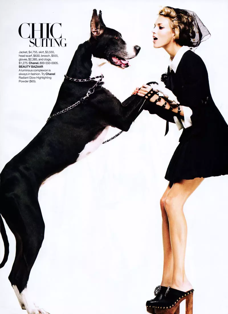 Harper's Bazaar AS | Anja Rubik oleh Greg Kadel