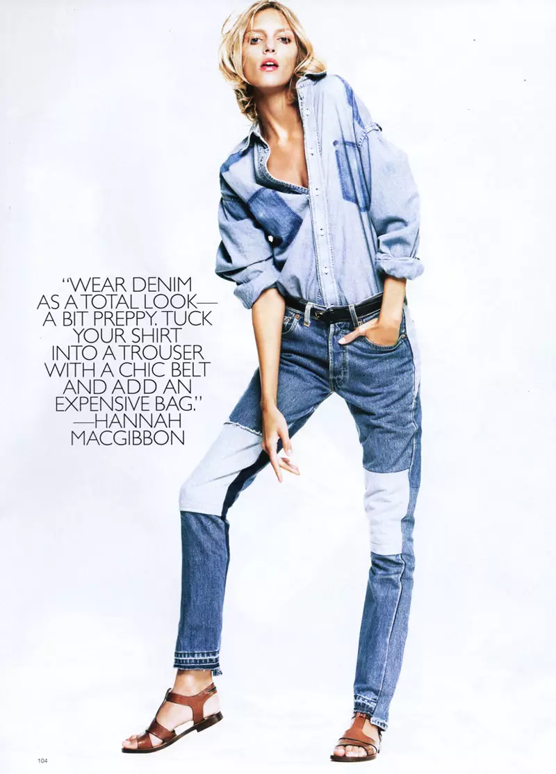 Harper's Bazaar AS | Anja Rubik oleh Greg Kadel