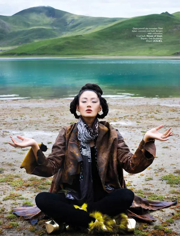 နီကိုလိုင်း Patricia Malina မှ 2010 ခုနှစ် နိုဝင်ဘာလတွင် Harper's Bazaar Indonesia အတွက် Zhang Fan