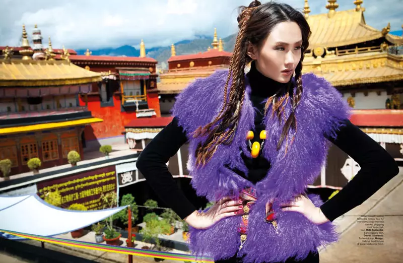 Zhang Fan para sa Harper's Bazaar Indonesia Nobyembre 2010 ni Nicoline Patricia Malina