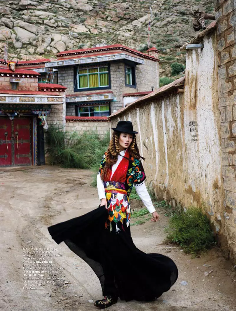 Zhang Fan para sa Harper's Bazaar Indonesia Nobyembre 2010 ni Nicoline Patricia Malina