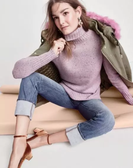 Chic Winter: J. Crew کی طرف سے 8 سرد موسم کے لباس کے آئیڈیاز