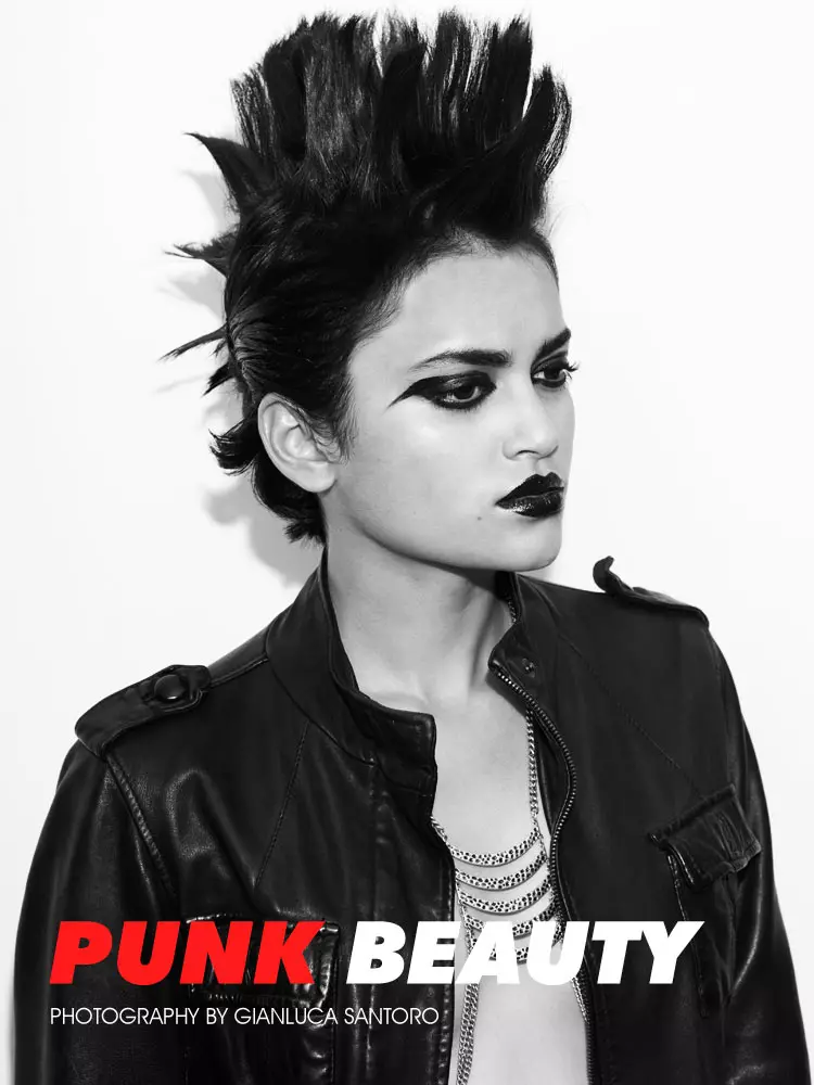 Natasha Ramachandran ni Gianluca Santoro sa "Punk Beauty" para sa Fashion Gone Rogue