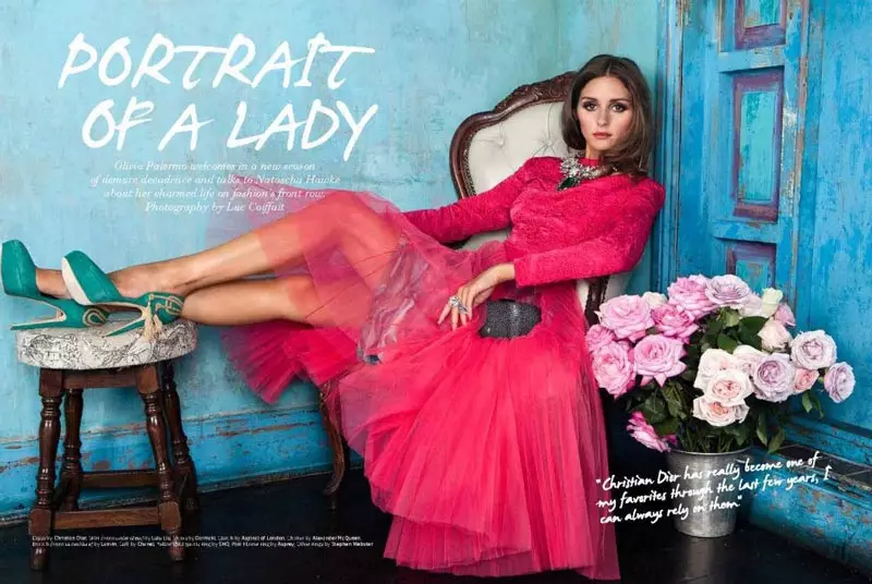 Olivia Palermo graces Velvet's September 2012 izdaja Luc Coiffait