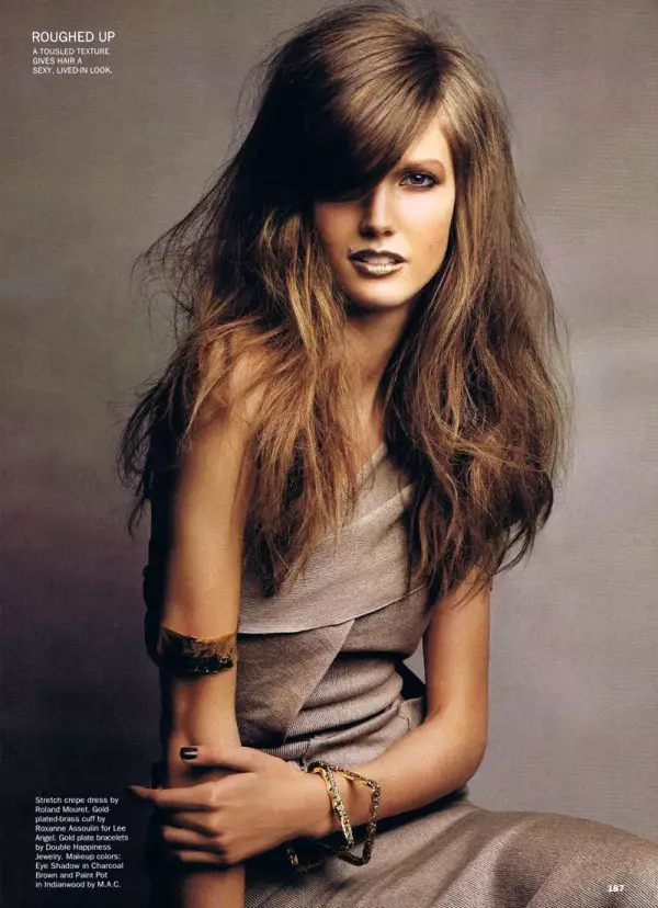 Kendra Spears ni Patrick Demarchelier para sa Allure Abril 2011