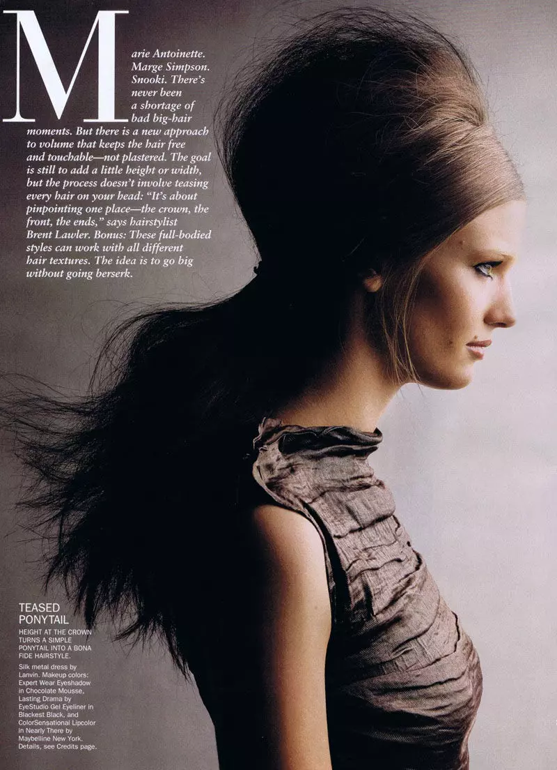 Amacumu ya Kendra na Patrick Demarchelier kuri Allure Mata 2011