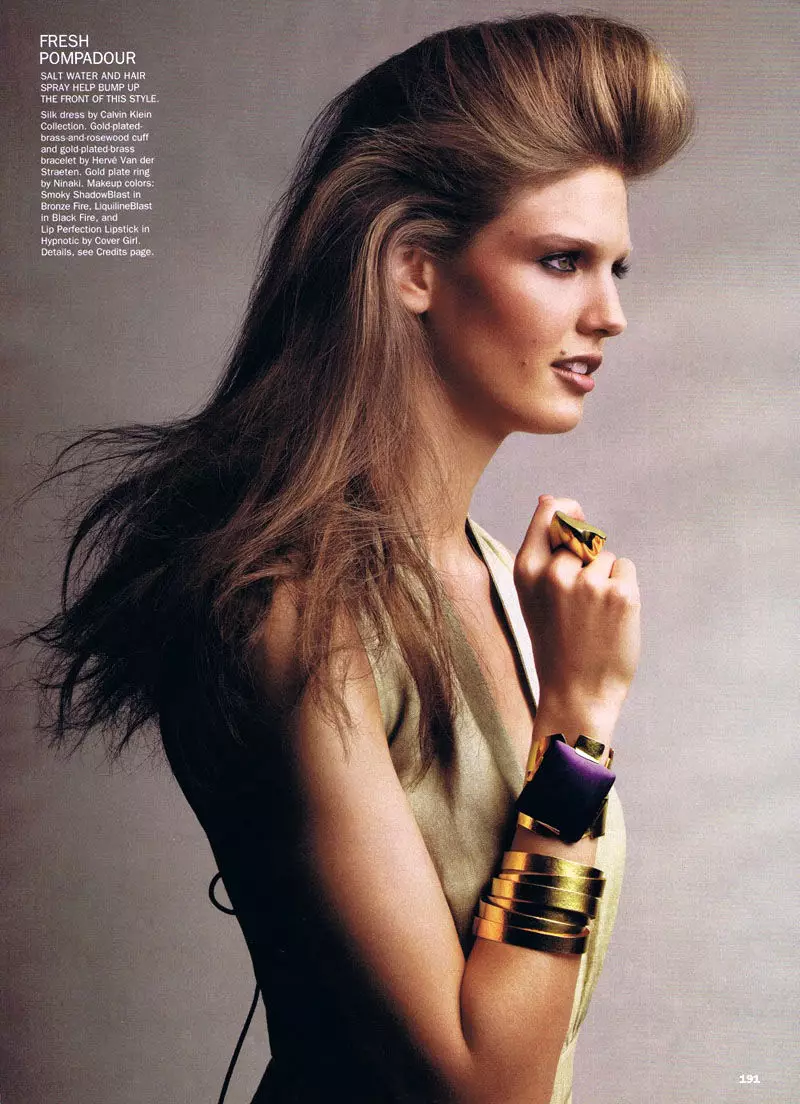 Kendra Spears na Patrick Demarchelier kwa Allure Aprili 2011