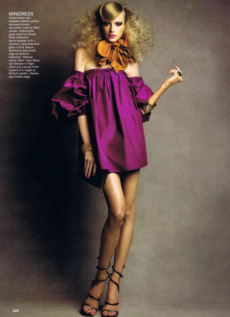 Sigrid Agren de Patrick Demarchelier pentru Allure februarie 2011