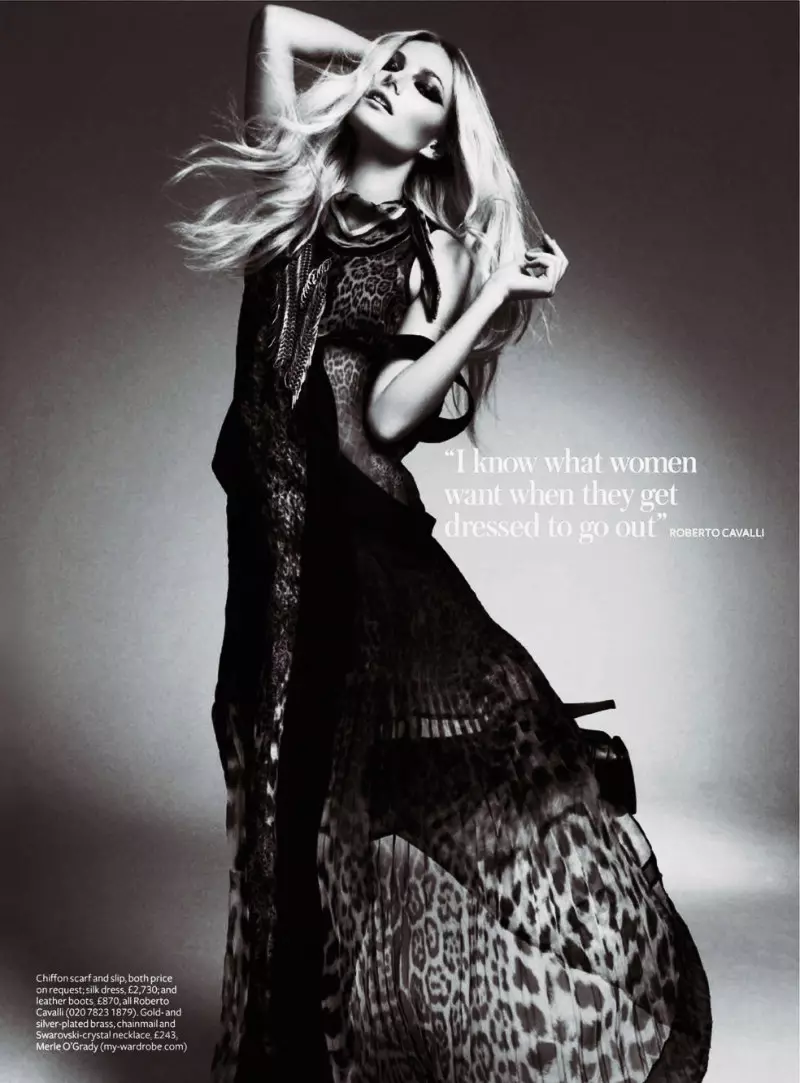 Clara Paget, autor Damon Baker InStyle UK jaoks