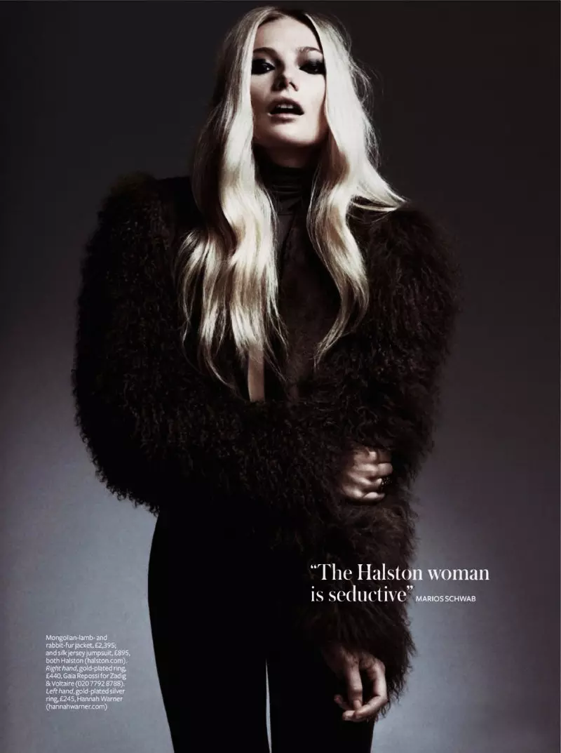 Clara Paget vum Damon Baker fir InStyle UK