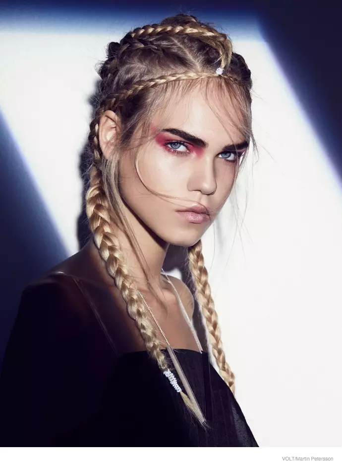 Line Brems Rocks Braided Hairstyles para sa Volt ni Martin Petersson