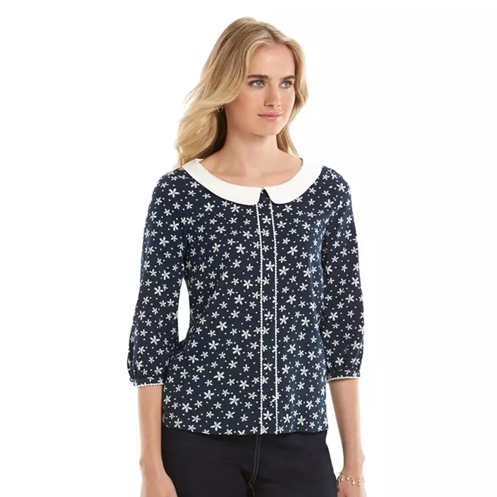 Lauren Conrad x Minnie Mouse Daisy Print Collared Top