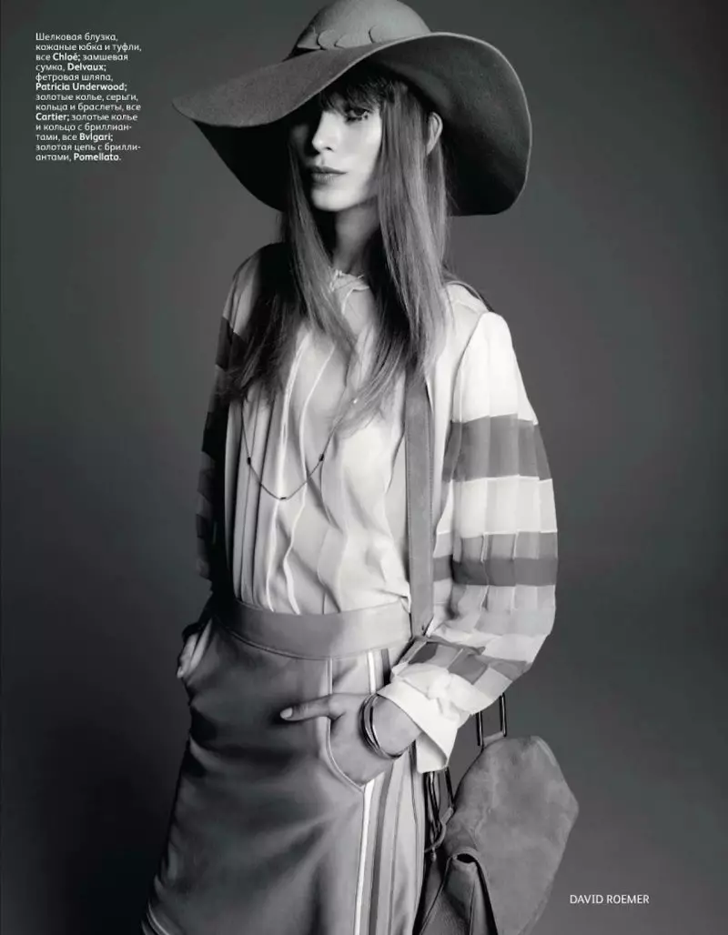 Josephine Skriver & Monika Sawicka de David Roemer por Vogue Russia februaro 2012