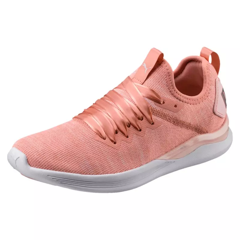 PUMA Flash Ignite evoKNIT 桃色运动鞋 80 美元