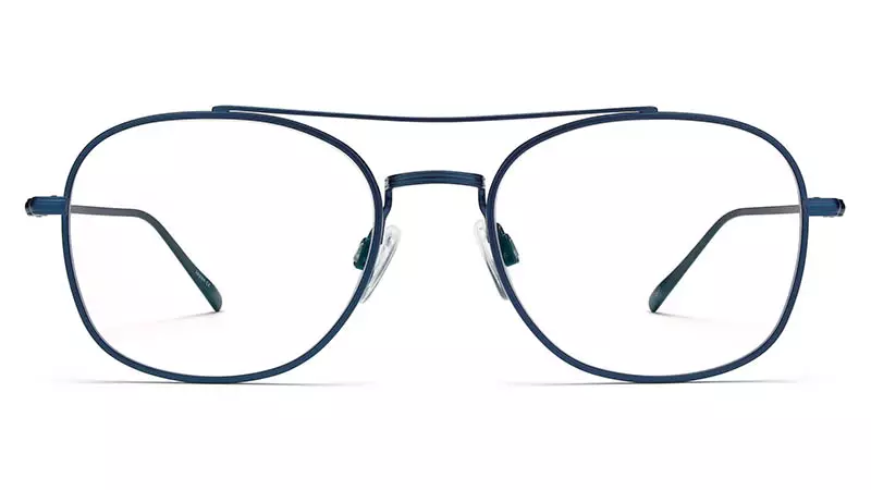 Warby Parker George Glasses in Brushed Navy $195