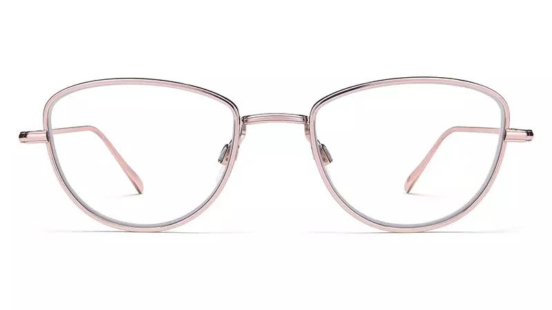 Miwani ya Warby Parker Eleanor katika Lilac Silver $195