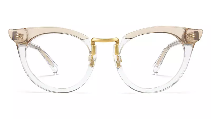 Warby Parker x Leith Clark Zelda Glasses in Crystal Taupe $ 145