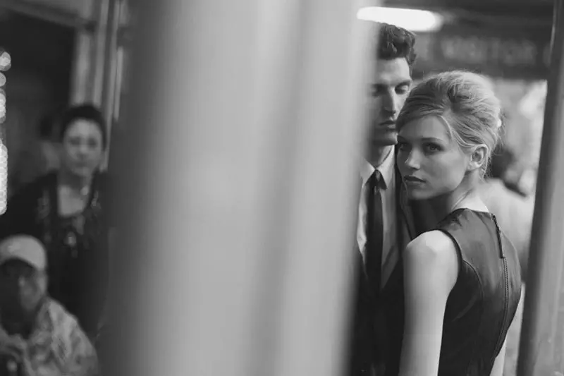 Peter Lindbergh fangar haustsafn J. Lindeberg 2012 á Times Square | Síða 3