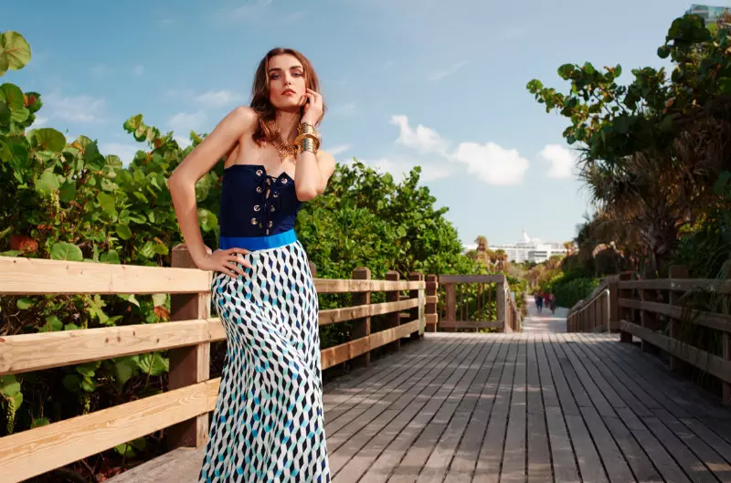 Andreea Diaconu is in Miami Beauty yn Vogue Brazil augustus 2012 troch Eric Guillemain