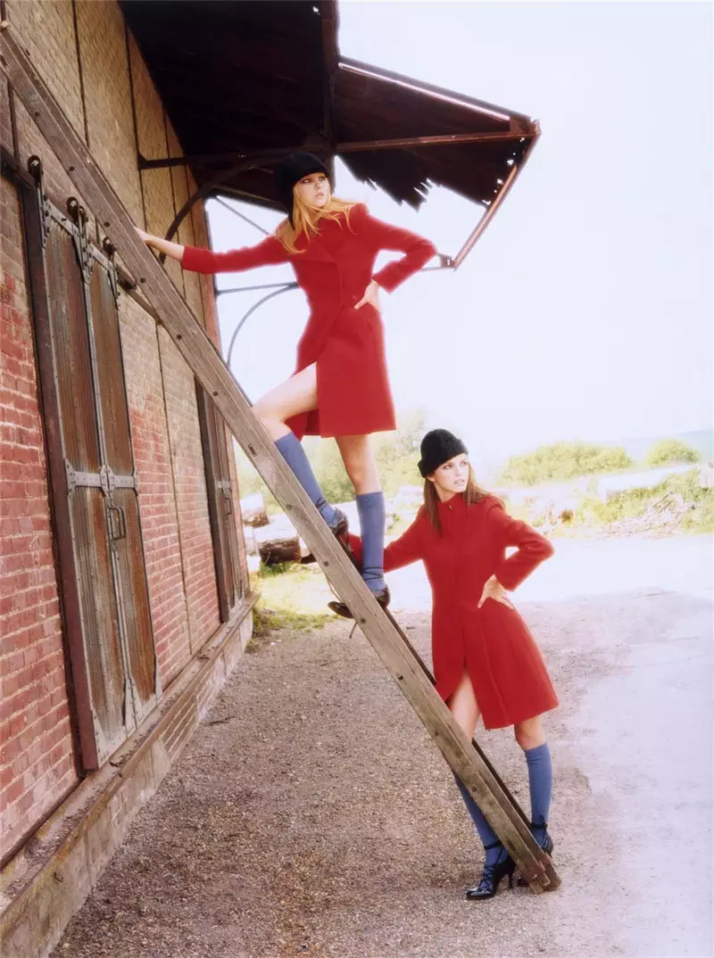 Beauté du matin | Caroline Trentini & Jeisa Chiminazzo par Ellen von Unwerth