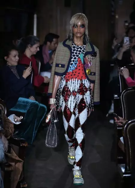 Ang Gucci Nagdala sa Fringe & Sparkle sa Spring 2019 Collection