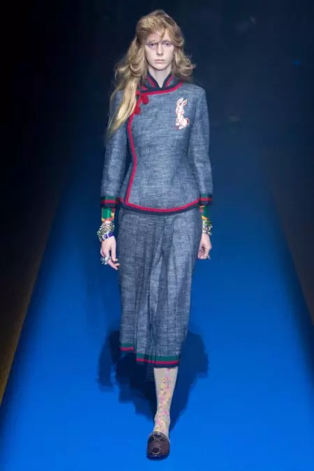 Gucci 2018-yil bahori uchun maksimalizmni qabul qiladi