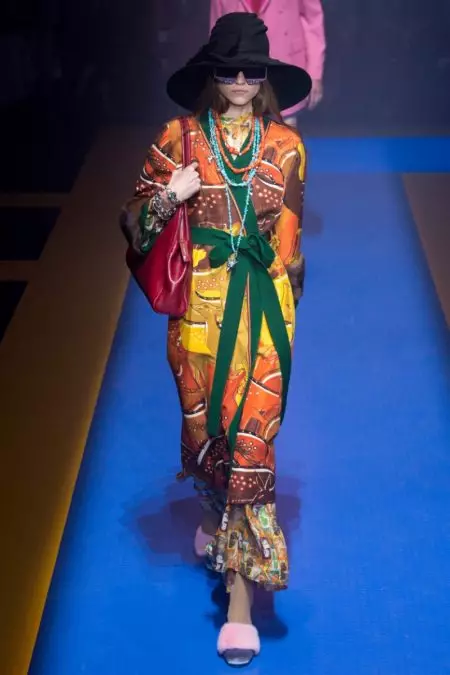 Gucci 2018-yil bahori uchun maksimalizmni qabul qiladi