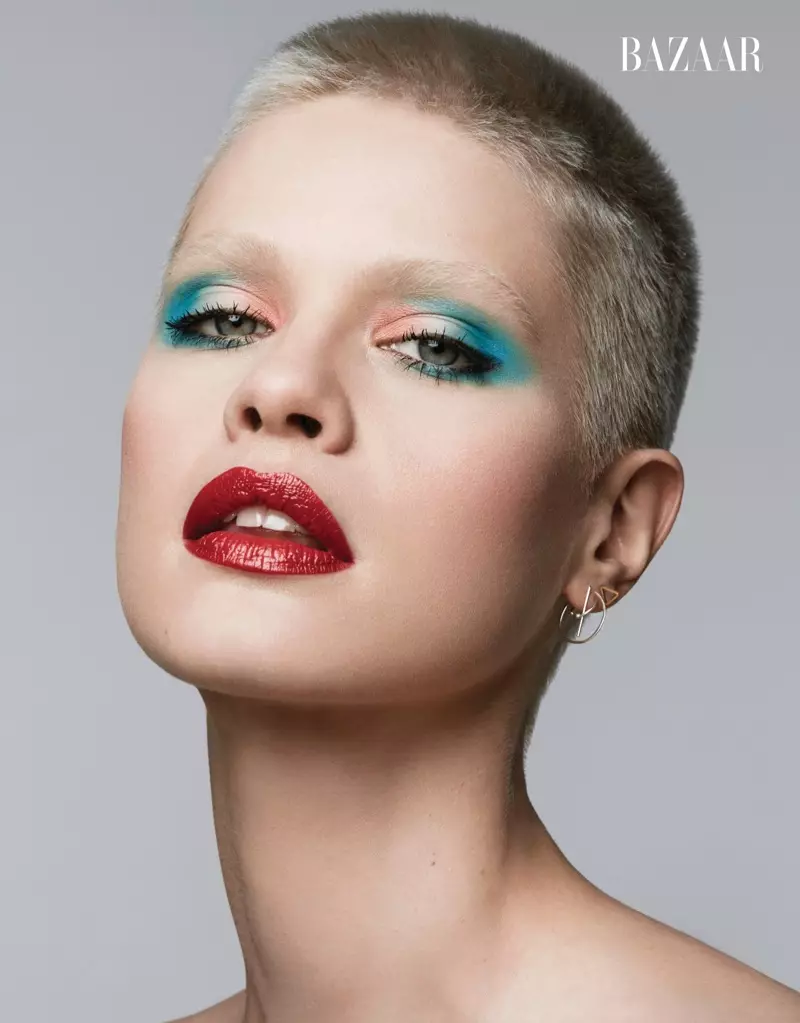 Shades of Beauty: Carine Roitfeld Curates Colorful Makeup Looks for BAZAAR