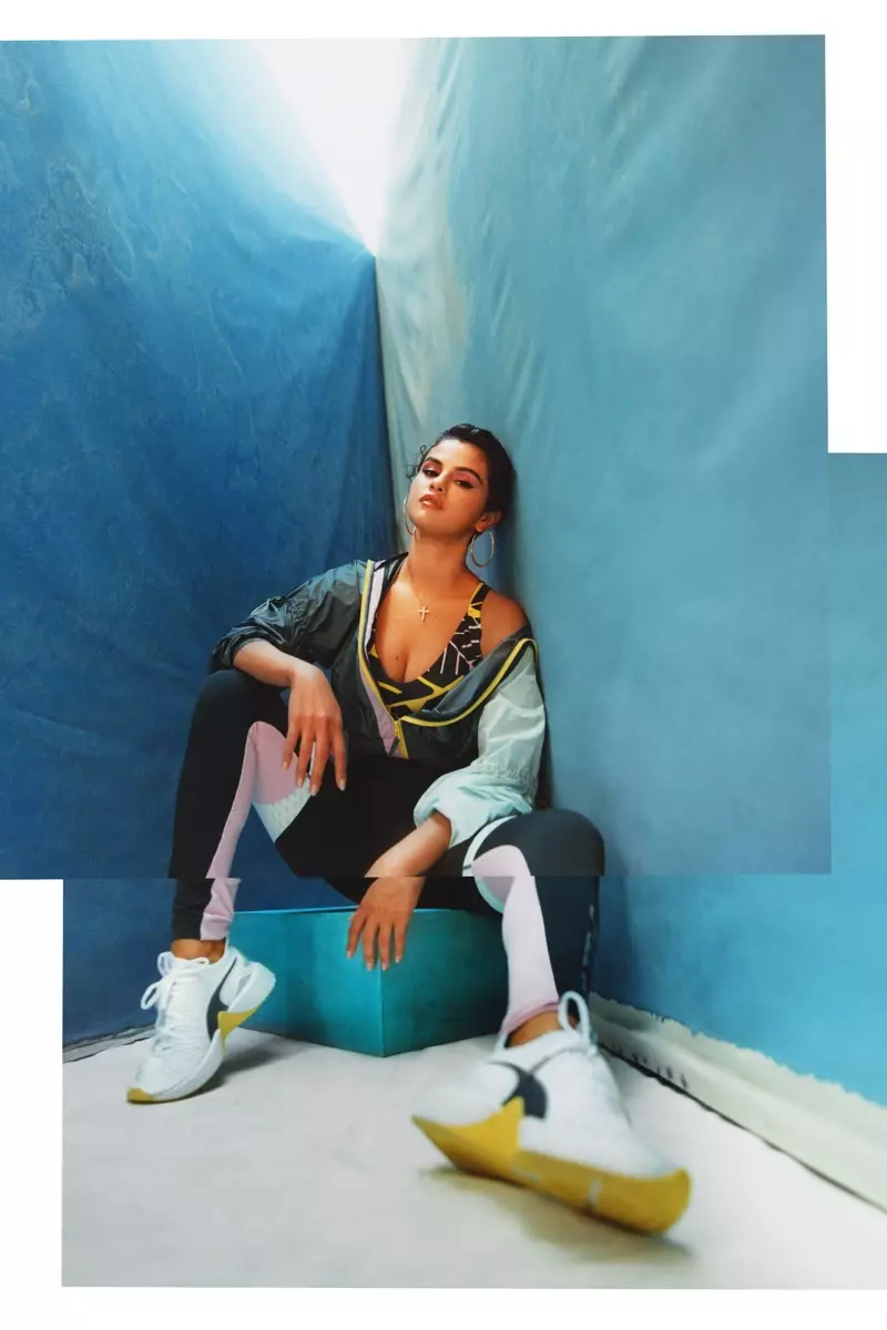 Aby to zůstalo ležérní, Selena Gomez vede kampaň na tenisky PUMA Defy Trailblazer