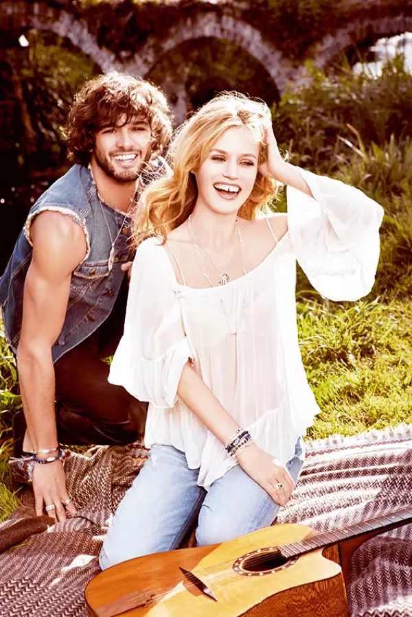 Georgia May Jagger en Marlon Teixeira schitteren in de lente-zomer 2016 campagne van Thomas Sabo