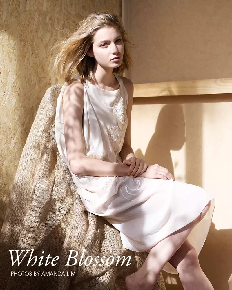 Vivian Witjes de Amanda Lim în „White Blossom” pentru Fashion Gone Rogue