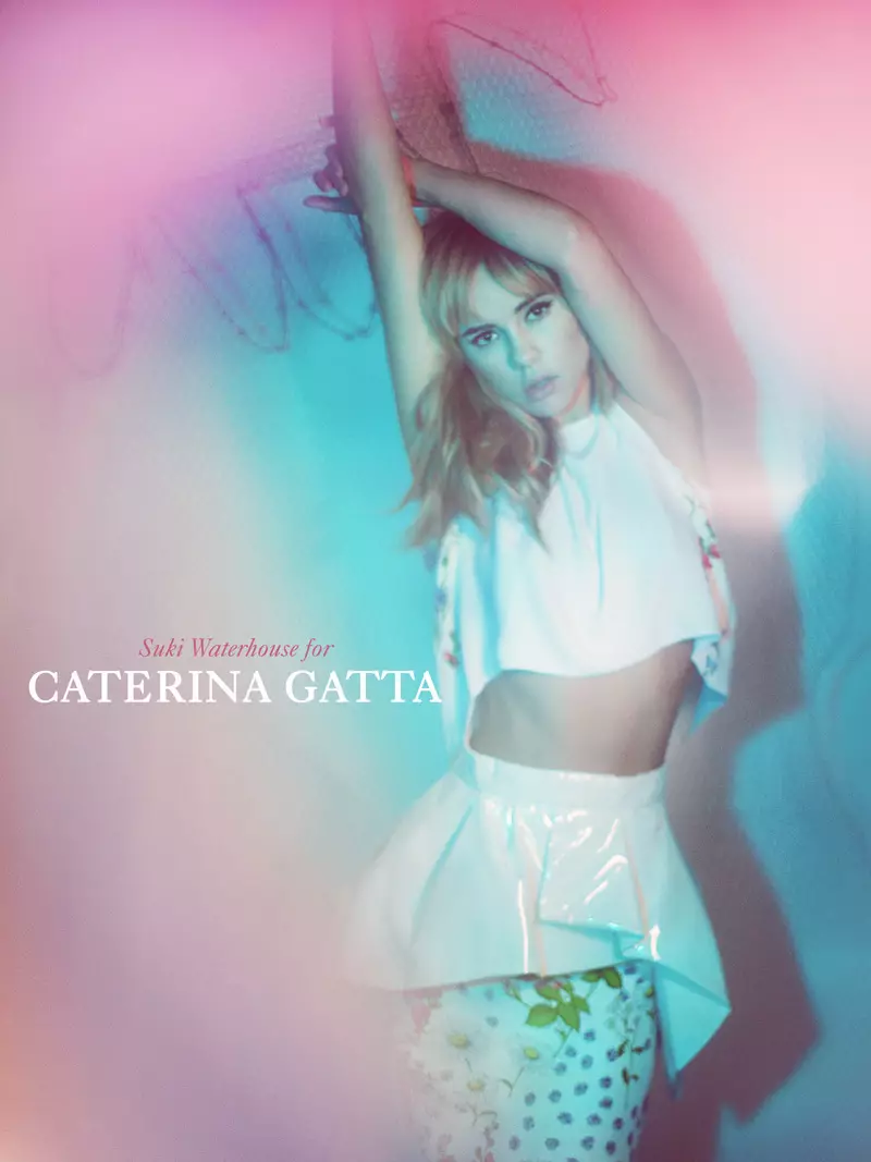 Suki Waterhouse seduce na Campaña Primavera 2013 de Caterina Gatta de Paolo Santambrogio