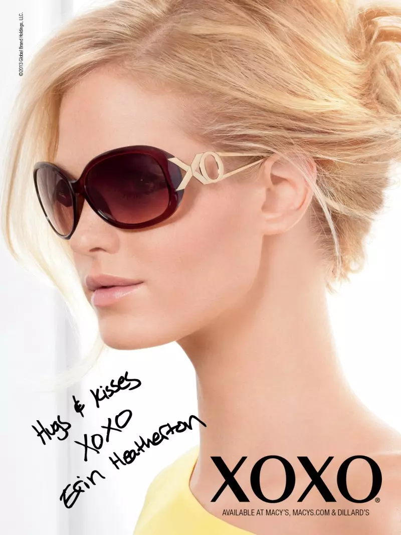 Erin Heatherton získává glam pro kampaň XOXO na jaro 2013