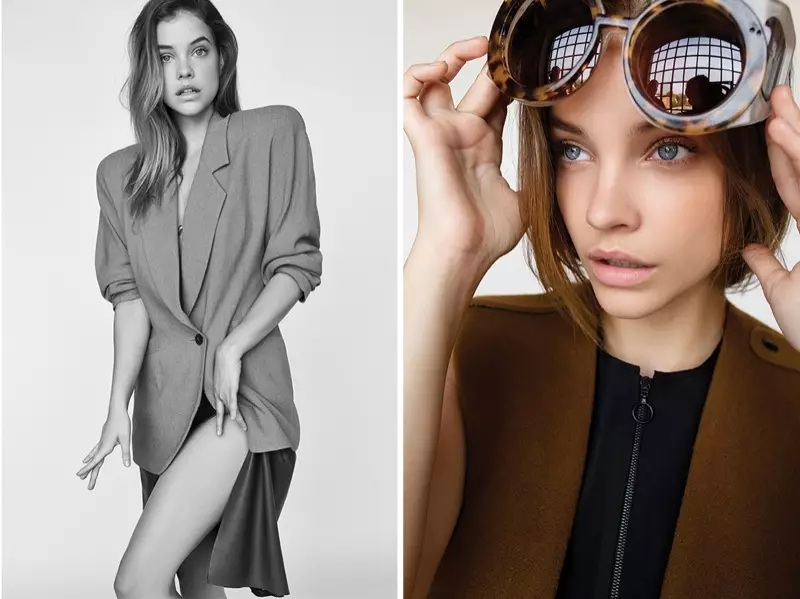 Barbara Palvin usa estilo de otoño en ELLE Hungría por Krisztián Éder