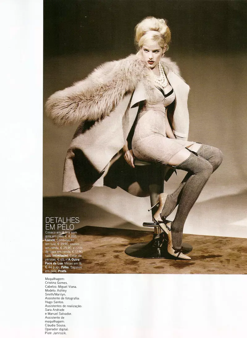 Ashley Smith troch Marcin Tyszka foar Vogue Portugal septimber 2010