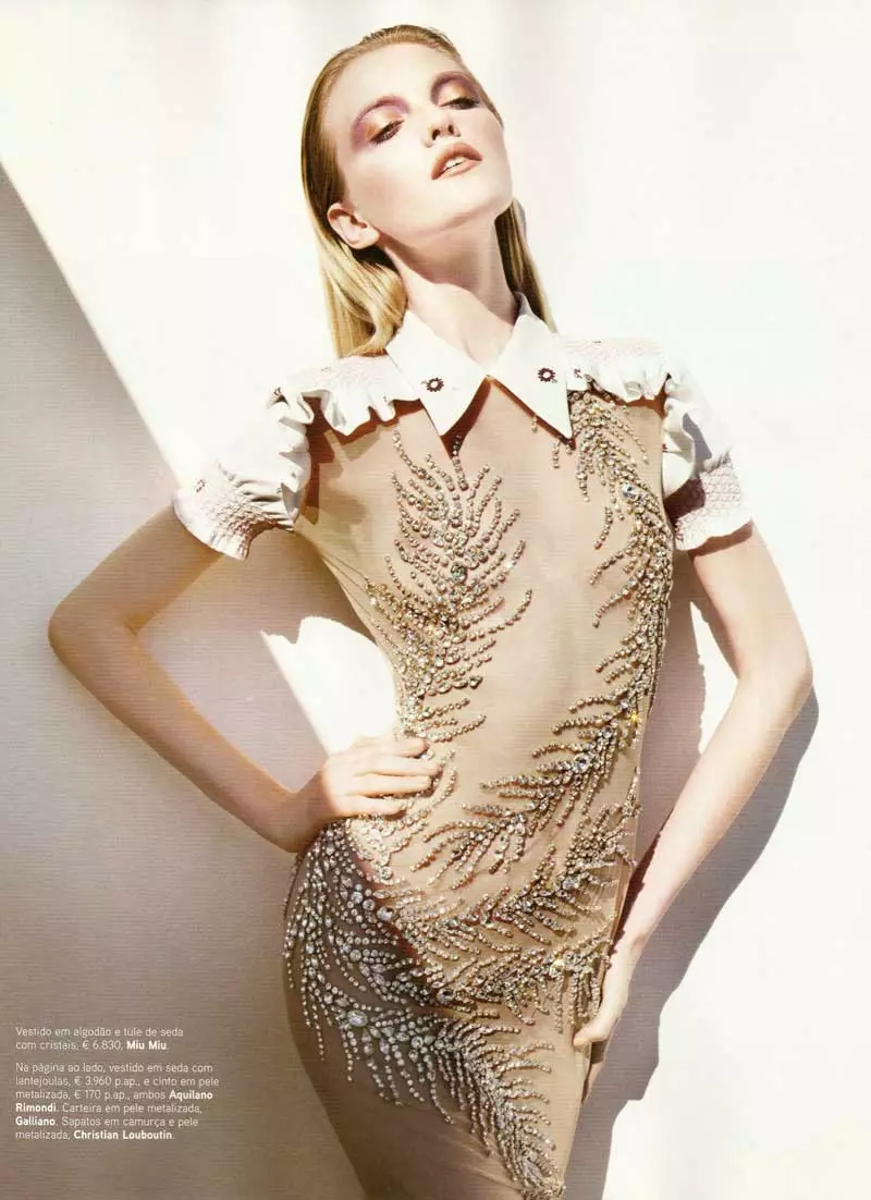 Vlada Roslyakova de Marcin Tyszka para Vogue Portugal, xullo de 2010