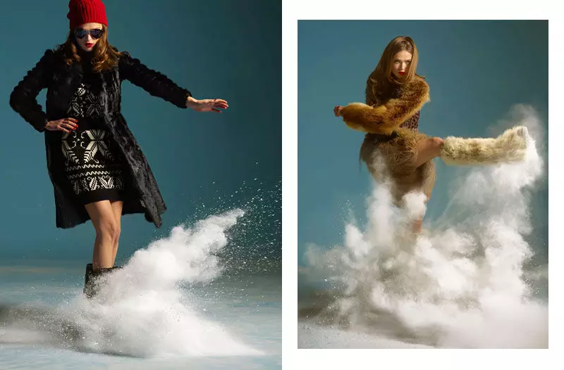 Sophie Vlaming, Milo Keller és Julien Gallico a L'Officiel 2010 decemberében