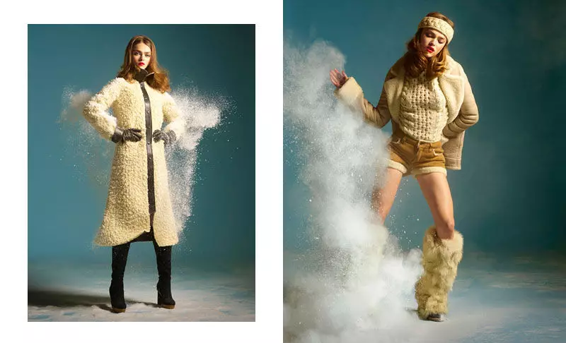 Sophie Vlaming de Milo Keller & Julien Gallico por L'Officiel decembro 2010