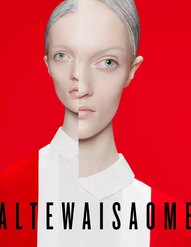 Taurari Ida Dyberg a cikin AlTEWAISAOME's Fall 2012 Campaign na Alexander Dahl