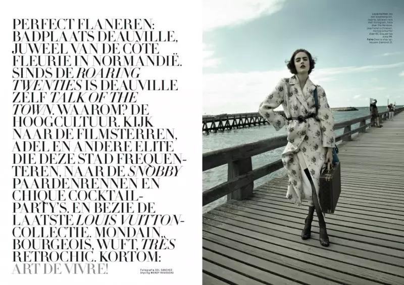 Daphne Velghe 身著 Louis Vuitton 出席 L'Officiel 荷蘭 5 週年紀念特刊