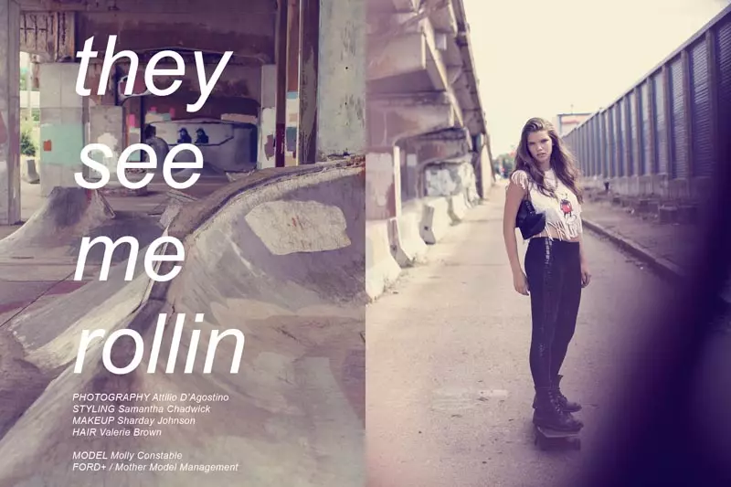 Molly Constable, Attilio D’Agostino u filmu “They See Me Rollin” za Fashion Gone Rogue